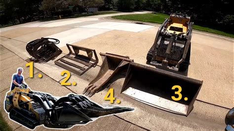 are mini skid steer attachments different from skid steers|homemade mini skid steer attachments.